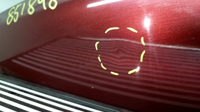 Front left fender Honda Accord 13-17 red R-543P, dents, scratches