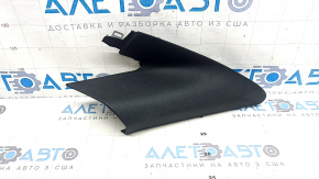 Upper left rear pillar trim for Lincoln MKZ 17-20, black, in front of the window
