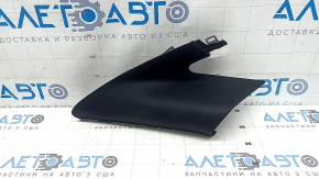 Lincoln MKZ 17-20 black upper right rear pillar trim, in front of the window, broken mount