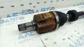 Front left drive axle shaft for a 16-17 Honda Accord hybrid, rusty