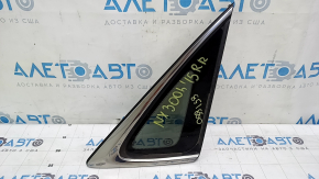 Lexus NX200t NX300 NX300h 15-21 chrome rear right window with scratches
