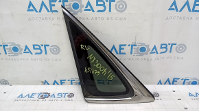 Rear left window, blind glass, Lexus NX200t NX300 NX300h 15-21 chrome, scratches on chrome