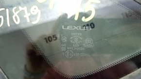 Rear left window, blind glass, Lexus NX200t NX300 NX300h 15-21 chrome, scratches on chrome
