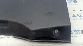 Lincoln MKZ 13-20 trunk opening trim, black, scuffed, scratches, broken fasteners