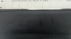 Lincoln MKZ 13-20 trunk opening trim, black, scuffed, scratches, broken fasteners