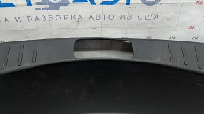 Lincoln MKZ 13-20 trunk opening trim, black, scuffed, scratches, broken fasteners