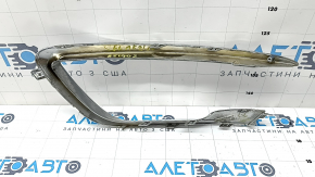 Left front bumper molding for Lincoln MKZ 17-20, chrome, sand, crack, broken fasteners