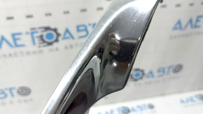 Left front bumper molding for Lincoln MKZ 17-20, chrome, sand, crack, broken fasteners