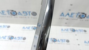 Left front bumper molding for Lincoln MKZ 17-20, chrome, sand, crack, broken fasteners
