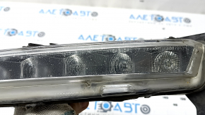 Left fog light for Lincoln MKZ 17-20, sand, broken mount, punctured housing