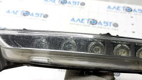 Left fog light for Lincoln MKZ 17-20, sand, broken mount, punctured housing