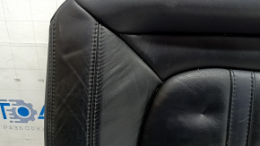 Lincoln MKZ 17-20 black leather rear seat cushion