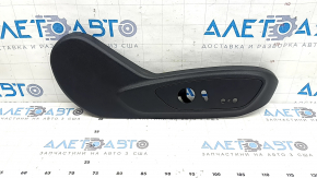 Lincoln MKZ 13-20 passenger seat control trim panel, black