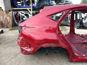 Quarter wing rear right Lexus NX300 NX300h 18-21 under BSM, on the body, red, pokes