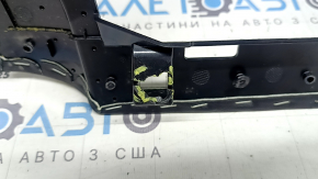 Lincoln MKZ 13-20 black rear driver's seat cover, broken fasteners, broken fastener, cracks in fasteners, tear, dented