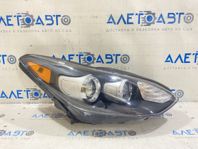Kia Sportage 17-19 FWD halogen front right headlight with yellow insert