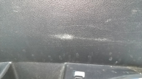 Trunk lid trim for a 2013-2017 Honda Accord hybrid, black, scratched, worn