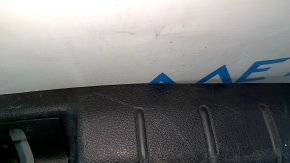 Trunk lid trim for a 2013-2017 Honda Accord hybrid, black, scratched, worn