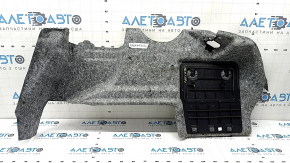 Left fender flare for a Lincoln MKZ 13-20 hybrid, black, torn fastener, worn