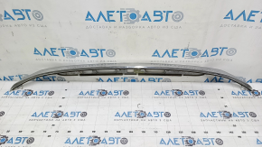 Trunk lid molding for a 1996 Honda Accord hybrid, restyling, chrome, scratches, and chrome defects.