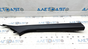 Kia EV6 22-24 black upper right front pillar trim, textured, with air duct, scuffs