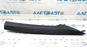 Kia EV6 22-24 black upper right front pillar trim, textured, with air duct, scuffs