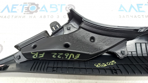 Kia EV6 22-24 black upper right front pillar trim, textured, with air duct, scuffs