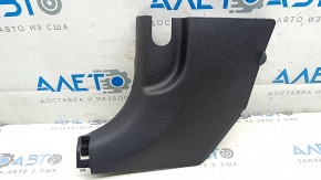 Kia EV6 22-24 black lower left front pillar trim, texture, scratches