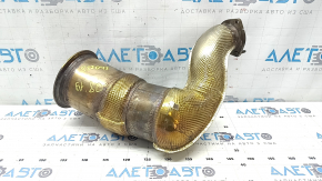 Audi Q8 19-25 3.0T MHEV exhaust pipe with catalytic converter