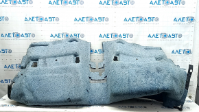 Lincoln MKZ 17-20 hybrid rear floor covering, black, ready to clean