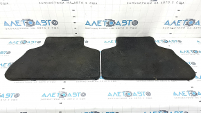Set of floor mats for BMW X5 G05 19-23, black cloth, 2 rows, dry-cleanable