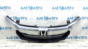 Radiator grille for Honda Accord 16-17 hybrid, complete, with chrome, sand