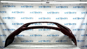 Bare front bumper for a 2016-2017 Honda Accord, hybrid, red R-543P, scratches