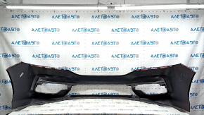 Bare front bumper for a 2016-2017 Honda Accord, hybrid, red R-543P, scratches