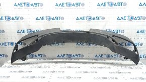 Rear bumper bare Lincoln MKZ 17-20 lower part, structure, scratches, broken fasteners, dented, crack in fastener