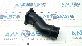 Right lower intercooler pipe for Audi Q8 19-25 3.0T MHEV, second to turbo, plastic