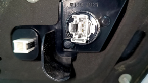 Left inner trunk lid light for a 2016-17 Honda Accord hybrid, restyling, crack, broken glass