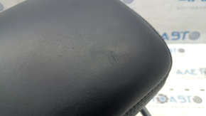 Lincoln MKZ 13-20 driver's seat headrest, black leather, scratches, needs cleaning