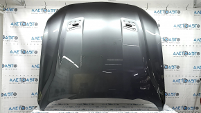 Naked hood for Ford Mustang mk6 18-23, restyling for air ducts, aluminum, graphite M7, bumpers
