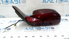 Left side mirror assembly Honda Accord 14-17, 6 pins, turn signal, red R-543P, sand, scratches