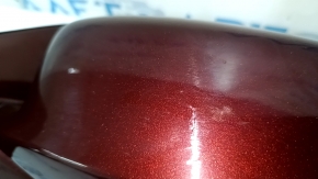 Left side mirror assembly Honda Accord 14-17, 6 pins, turn signal, red R-543P, sand, scratches