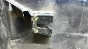 Left threshold Lincoln MKZ 13-20 blue N1, cracks, cracks in fasteners, scratches, broken fasteners, pressed