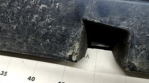 Left threshold Lincoln MKZ 13-20 blue N1, cracks, cracks in fasteners, scratches, broken fasteners, pressed