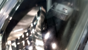 Left front headlight, bare, Honda Accord 17 hybrid, halogen, under DRL, sand, for polishing