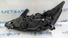 Right front headlight, bare, Honda Accord 2017, hybrid, halogen, under DRL, sand-finished, for polishing