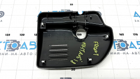 Ford Mustang mk6 interior mirror cover, black, 2-piece, for camera and rain sensor