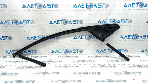 Lincoln MKZ 17-20 front left window seal with upper chrome molding, triangle glass