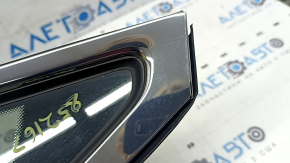 Lincoln MKZ 17-20 front left window seal with upper chrome molding, triangle glass