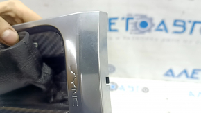 Ford Mustang mk6 21" gearshift pad - carbon fiber, chrome, scratches