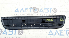 Kia EV6 22-24 black outer rear right door sill with chrome molding